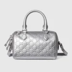 Gucci Women GG Emblem Small Boston Bag 848889FAFEW