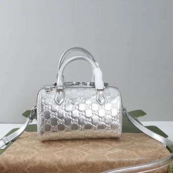 Gucci Women GG Emblem Small Boston Bag 848889FAFEW