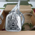 Gucci Women GG Emblem Small Boston Bag 848889FAFEW