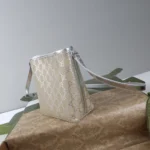 Gucci Women GG Emblem Small Bucket Bag 815118FAFEL