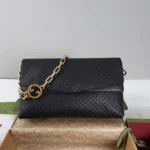 Gucci Women Large Shoulder Bag With Chain-Black 857362AAF1I