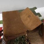 Gucci Women Large Shoulder Bag With Chain-Brown ‎857362AAF0P