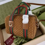 Gucci Women Mini GG Handbag-Brown ‎859975CAABZ2846