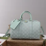 Gucci Women Ophidia Medium Boston Bag-Light Blue ‎857595AAF09