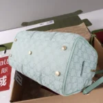 Gucci Women Ophidia Medium Boston Bag-Light Blue ‎857595AAF09