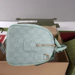 Gucci Women Ophidia Medium Boston Bag-Light Blue ‎857595AAF09