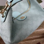 Gucci Women Vanity Medium Top Handle Bag-Light Blue ‎857799AAF0Y