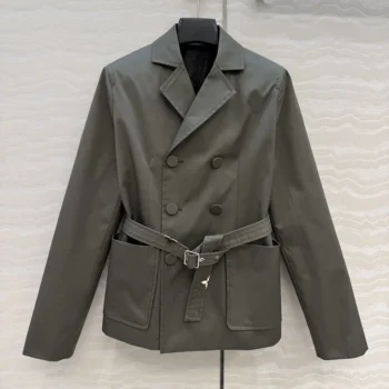 Louis Vuitton LV Women Belted Double-Breasted Jacket 1AJGPV