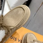 Louis Vuitton LV Women Cortina Low Boot-Beige 1AIUFW