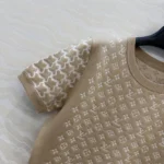 Louis Vuitton Men Monogram Honeycomb Knit Top 1AJEZW