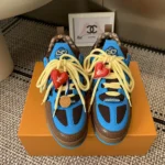 Louis Vuitton Unisex LV Skate Sneaker-Blue 1AJ632