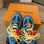 Louis Vuitton Unisex LV Skate Sneaker-Blue 1AJ632