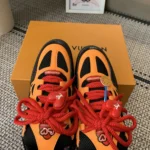 Louis Vuitton Unisex LV Skate Sneaker-Orange 1AJ594