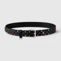 Louis Vuitton Unisex LV x TM LV D-Ring 30mm Belt-Black M8982U