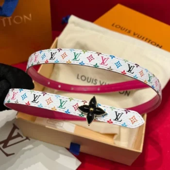 Louis Vuitton Unisex LV x TM Mini Flowergram 15mm Reversible Belt