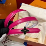 Louis Vuitton Unisex LV x TM Mini Flowergram 15mm Reversible Belt