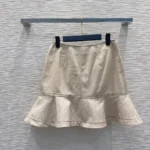 Louis Vuitton Women 3D Monogram Flounce Hem Skirt 1AJHBB