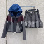 Louis Vuitton Women Color-Blocked Windbreaker 1AJGQ3