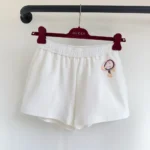 Gucci Women Cotton Jersey Shorts With Embroidery 853459XJHMT