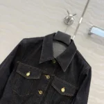 Louis Vuitton Women Fluted Denim Jacket 1AJGRN