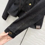 Louis Vuitton Women Fluted Denim Jacket 1AJGRN
