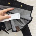 Louis Vuitton Women Fluted Denim Jacket 1AJGRN