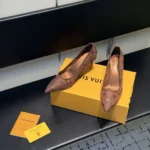 Louis Vuitton Women Gala Pump-Brown 1AIFJE