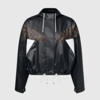 Louis Vuitton Women Monogram Accent Windbreaker 1AJGQB