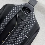 Louis Vuitton Women Monogram Scarf Pajama Top-Black 1AJHIF - Image 4