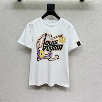 Louis Vuitton Women Nouveau Signature T-Shirt 1AJHHQ