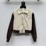 Louis Vuitton Women Noveau Signature Patch Varsity Jacket 1AJGU3