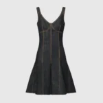 Louis Vuitton Women Topstitched Denim Dress 1AJHVR