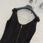 Louis Vuitton Women Topstitched Denim Dress 1AJHVR