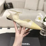 Chanel Women Iridescent Lambskin & Lambskin Light Khaki & Yellow G47083