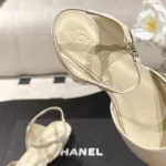 Chanel Women Iridescent Lambskin & Lambskin Light Khaki & Yellow G47083