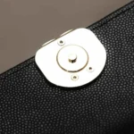 Chanel Women Kelly 23 with Chain Grained Shiny Calfskin Gold Tone Metal-Black