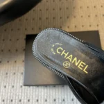 Chanel Women Mules Suede Calfskin Black G46915B2330494305