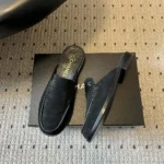 Chanel Women Mules Suede Calfskin Black G46915B2330494305