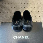 Chanel Women Mules Suede Calfskin Black G46915B2330494305