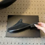 Chanel Women Mules Suede Calfskin Black G46915B2330494305