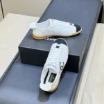 Chanel Women Sneakers Calfskin & Embossed Suede Calfskin White & Black G47125