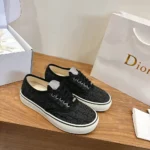 Dior Unisex Saltwind Sneaker Black Dior Oblique Jacquard 3SN348ZSA_H960