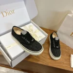 Dior Unisex Saltwind Sneaker Black Dior Oblique Jacquard 3SN348ZSA_H960