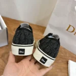 Dior Unisex Saltwind Sneaker Black Dior Oblique Jacquard 3SN348ZSA_H960