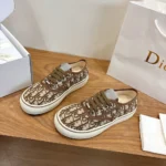 Dior Unisex Saltwind Sneaker Brown Dior Oblique Jacquard 3SN348ZSAH136
