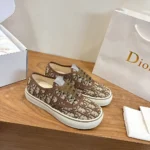 Dior Unisex Saltwind Sneaker Brown Dior Oblique Jacquard 3SN348ZSAH136