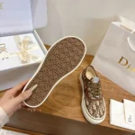 Dior Unisex Saltwind Sneaker Brown Dior Oblique Jacquard 3SN348ZSAH136