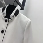 Dior Women Fitted Jacket Ecru Wool and Mohair 611V70A1030