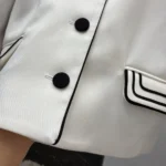 Dior Women Fitted Jacket Ecru Wool and Mohair 611V70A1030