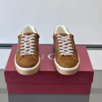 Gucci Unisex Ace Sneaker With Web-Brown 849836AAFS32154